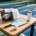 thumbnail image 4 of Juego de Raquetas de Pickleball de Fibra de Vidrio Ligera con 4 Pelotas y Bolsa Bandolera para Todos los Niveles B, 4 of 5