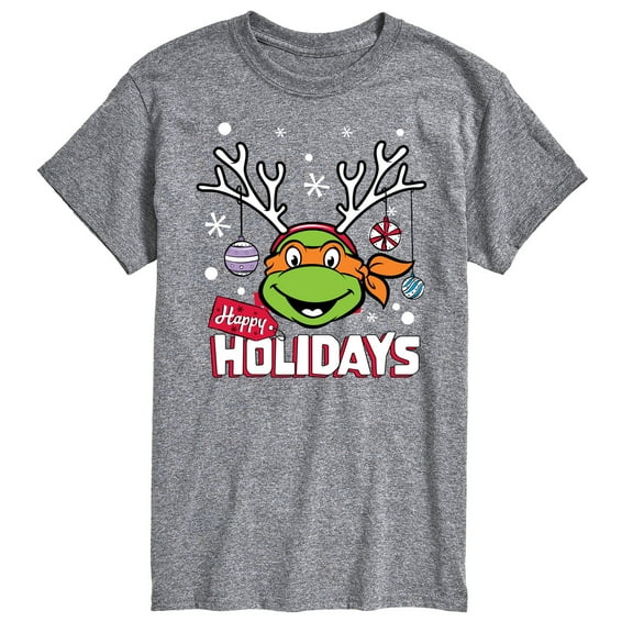 Teenage Muntant Ninja Turtles - Happy Holidays - Men's Short Sleeve Graphic T-Shirt