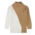 thumbnail image 2 of Alfani Womens 2-Tone Pullover Sweater medbeige L, 2 of 2