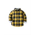 thumbnail image 2 of Boys' Shirts, Casual Colorblock Plaid Shirts, 2 of 6