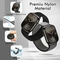 thumbnail image 5 of Vodtian 2 Pack Nylon Sport Bands Compatible with Apple Watch Bands 38mm 40mm 41mm 42mm 44mm 45mm 46mm 49mm for Women Men, Soft Breathable Straps for iWatch Series 10/9/8/7/6/5/4/3/2/1/SE/Ultra/Ultra2, 5 of 7