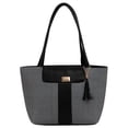thumbnail image 1 of Bolso Cuadri De Mujer FANA Isadora Color CuadriBlanco 6 Bonita Compra Ya, M4023!!, 1 of 3