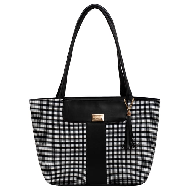 Bolso Cuadri De Mujer FANA Isadora Color CuadriBlanco 6 Bonita Compra Ya, M4023!!