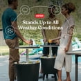 thumbnail image 3 of Keter Modern Cool Bar and Side Table Outdoor 2 in 1 Table and Bar Patio Furniture, Gray, 3 of 17