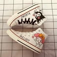 Alex 2025 Sanrio Hello Kitty Graffiti Canvas Shoes, Kawaii Lolita