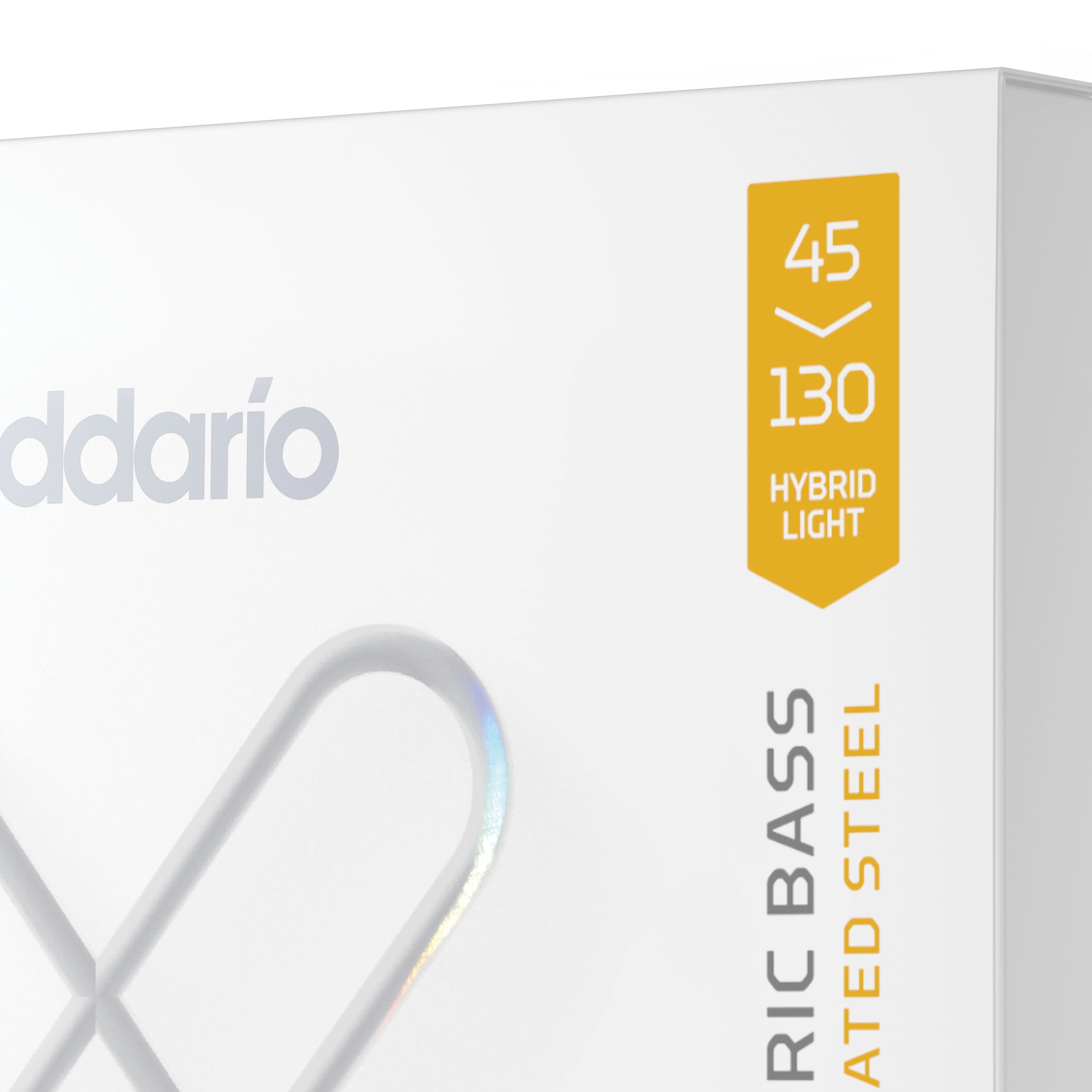 D'Addario XS Nickel Bass Electric Bass Guitar Strings - Hybrid Light (45-130)
