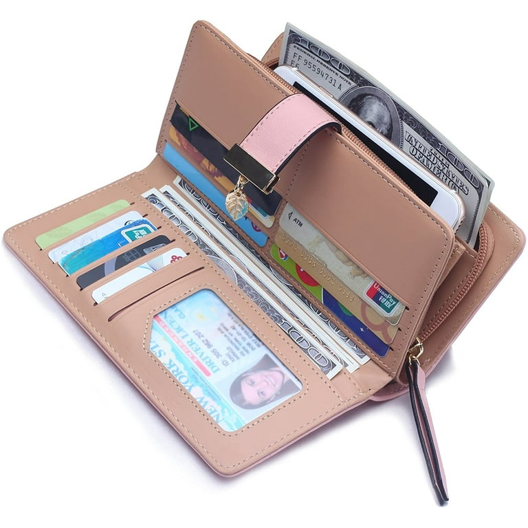 Women's Short Purse Leather Wallet Bifold Card Holder Buckle Clutch Handbag  US