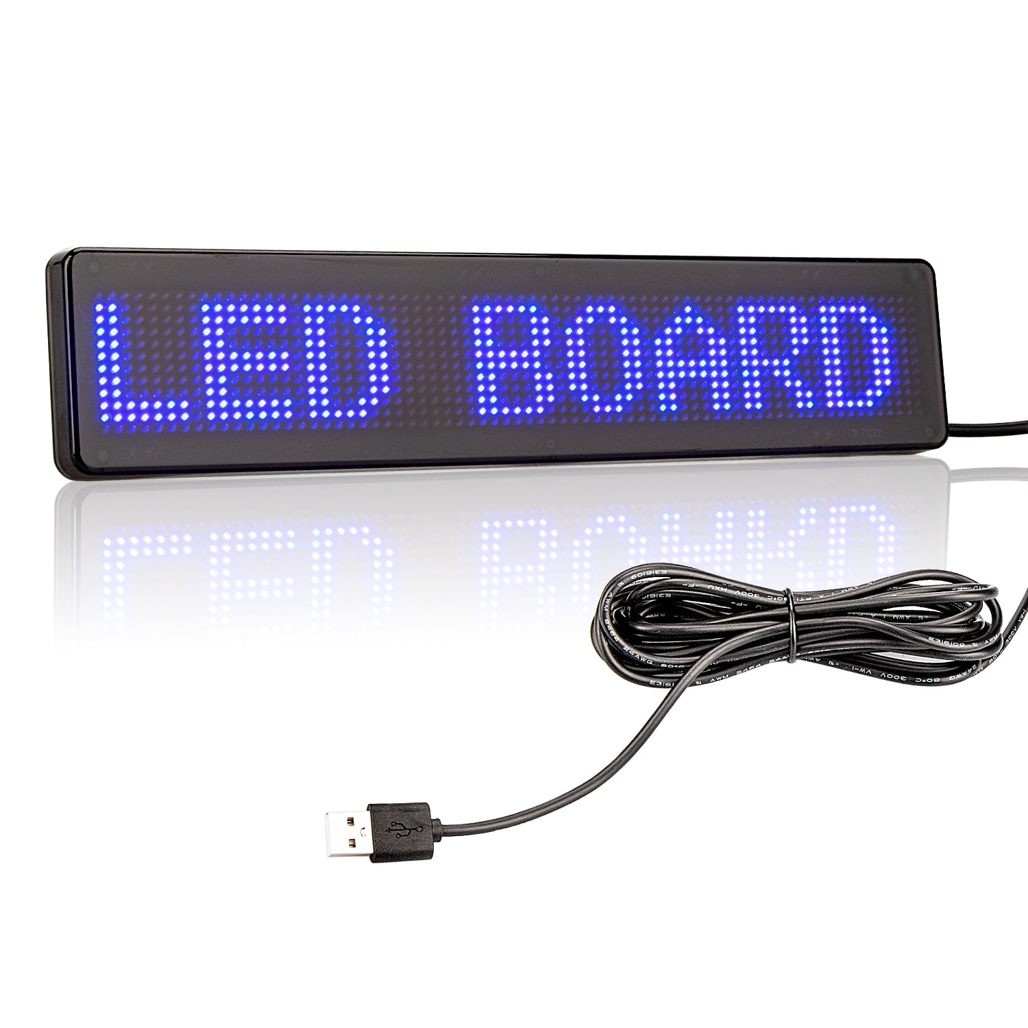 Leadleds LED Car Sign Message Board, Bluetooth Connected Programmable
