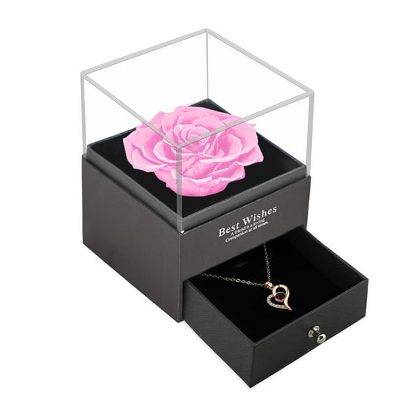 BMYJ Everlasting Flower Gift Box Rose Preservation Flower Box for Women Her Mom Wife Girlfriend Grandma on Mothers Valentines Christmas Anniversary