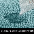 thumbnail image 3 of AIR-Bathroom Rug Mat 24 x 17, Soft and Absorbent Water Non Slip Chenille Bath Rug, Machine Washble Quick Dry Bath Mat, Shower Mat Outside Shower, Bathroom Home Decor Accessories, Greyish Blue, 3 of 4