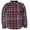 Maroon, variant on Strauss Men's Classic Western Plaid Flannel Button Up Shirt in Size Small (Red, Small)
