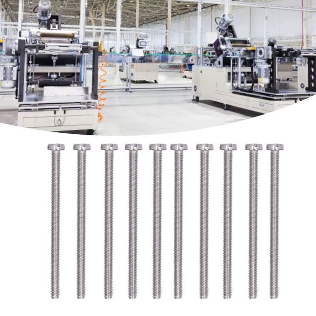 50 Pcs Vis à Fromage Tête Fente A2 70 Acier Inoxydable Vis Plates Machinerie M3 Ensemble de Vis
