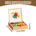 thumbnail image 3 of XFGOU Wooden building toy Toys and Hobbies Wooden Block Card Set Pieces Puzzle Learning Toys For Kids 4 To 8 Years Educational For Kids 4 5 6 Building & Construction Toys, 3 of 8