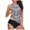 Black, variant on Utoimkio Tankini Swimsuits for Women Fashion Women Printed Bikini Push-Up Padded Swimwear Swimsuit Beachwear Set