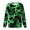 thumbnail image 4 of 50 % de Réduction sur Chandail en Molleton Surdimensionné pour Femmes 2023 Mode Décontractée Manches Longues Col Rond Imprimé Chandail en Molleton Blouse, 4 of 4