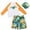 hwj# Orange166, variant on Huowey Boys 3 Piece Swimsuits Rash Guard Raglan Sleeve Striped Cute Cartoon Pattern Long Sleeve Shirts Tops And Elastic Waist Shorts Trunks Swimwear Outfits Bathing Suit,Sky Blue,6-7 Years