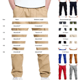 thumbnail image 3 of CPNG Boys Daily Fashion Cargo Pants Elastic High Waist Slim Fit Multi-Pocket Cargo Sweatpants Casual Jogger(Orange,11-12 Years), 3 of 7