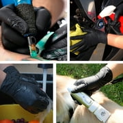 FINITEX Black Nitrile Gloves, 5 Mil Food-Safe, Chemical-Resistant, Latex-Free, Powder-Free, 100 Pack, XL