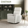 thumbnail image 4 of Dream On Me Chatham Nursery Glider Recliner and Rocking Chair in Ecru, 360° Swivel Motion, Smooth Rocking Motions, FSC and Greenguard Gold Certified, 4 of 10