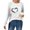 White, variant on sunshuilll Women's Casual Long Sleeve T-Shirt for Valentine's Day, Loose Fit