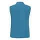 thumbnail image 5 of Blusa sin mangas con botones de gasa para mujer: cuello en V holgado, color liso, para el trabajo/casual, tallas S-XXL, 5 of 7