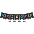thumbnail image 1 of Teacher Created Resources Chalkboard Brights Welcome Pennant Bulletin Board (5614), 1 of 4