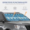 thumbnail image 4 of Balery 2 Piece Sea Underwater Animals Car Windshield Sun Shade|Foldable Front Windshield Shade for Car Front Window for Most Sedans SUV Truck-Small, 4 of 7