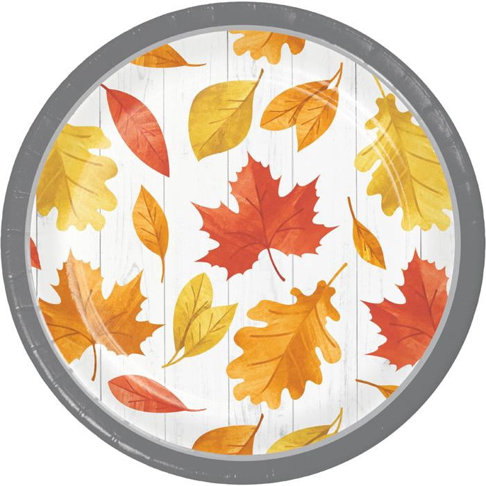 fall disposable plates