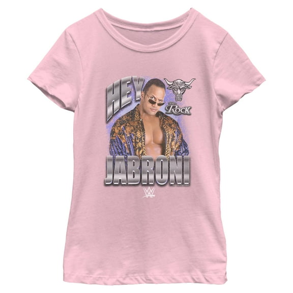 Girls WWE The Rock Hey Jabroni T Shirt