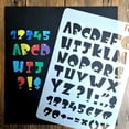 thumbnail image 6 of Kripyery Letter Numbers DIY Craft Walls Painting Decorative Stencil Embossing Template, 6 of 8