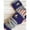 Blue, variant on Women Winter Gloves, Fashion Cute Bird Embroidered Soft Knit Hand Warm Fingerless Mitten for Office Computer Working