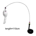 thumbnail image 2 of Interactive Cat Teaser Rod Toy with Suction Cup Having Fun Exerciser Playing White, 2 of 7