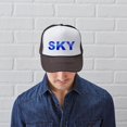 thumbnail image 6 of CafePress - Blue SKY - Adjustable Unisex Printed Trucker Hat with Mesh Back, 6 of 8