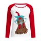 thumbnail image 5 of ICHUANYI Clearance Women's Fashion Printed Loose T-shirt Long Sleeves Blouse Round Neck Casual Tops Sweatshirt Hoodies(Red, L) ICHUANYI WER2023081002622, 5 of 5