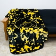 thumbnail image 4 of College Covers Iowa Hawkeyes Huge Raschel Throw Blanket, Bedspread, 86" x 63", 4 of 7