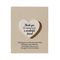 thumbnail image 1 of Heart Shaped Cards Acrylic Scripture Souvenir with "Friends Always Love Each Other" Inspirational Gift for Friend, 1 of 7