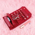 thumbnail image 4 of POINTERTECK Roll Travel Jewel Bag Case Large Capacity Without Crease for Necklaces Earrings Rings Bracelets, 4 of 7