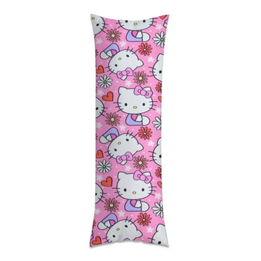 hello kitty Hugging Body Pillow Case Throw Pillow Cover, Double-Sided Print Decorative Pillowcase 20x60inch
