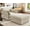 Beige, variant on JULY'S SONG 24.5" Deep Seat Accent Chair, Modern Sofa Chairs in Living Room, Upholstered Oversized Chair with Detachable Cover & Removable Backrest, Terracotta