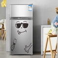 thumbnail image 3 of 2 cute Happy Delicious face Kitchen Refrigerator Wall Refrigerator vinyl fridge stickers, 3 of 5