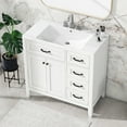 thumbnail image 2 of 36" Bathroom Vanity with Sink Combo, White Bathroom Cabinet with Drawers, 2 of 10