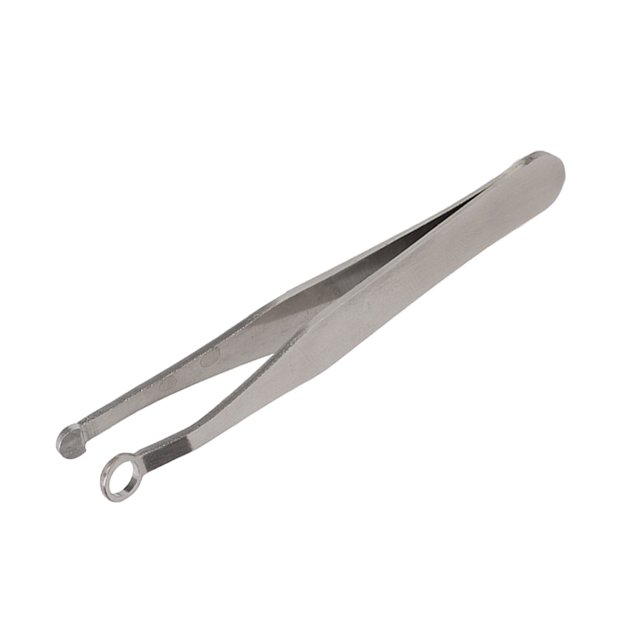 Pinzas para el Cabello de la Nariz, Segura para Usar las Pinzas de la Nariz Impermesbles Pinzas para el Cabello Redondo de Acero inoxidable de Corte Fácil de Cortar Con