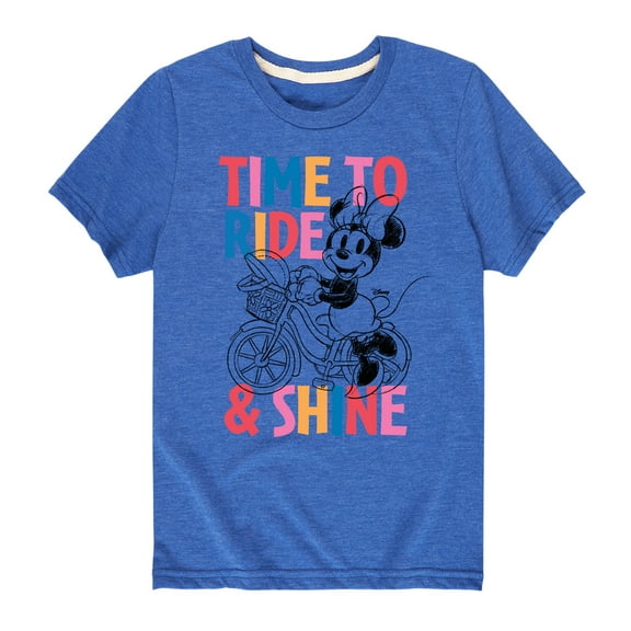 Mickey & Friends - Time to Ride and Shine - Toddler And Youth Short Sleeve Graphic T-Shirt