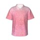 thumbnail image 1 of Balery Sparkly Pink Glitter Camisas hawaianas de manga corta para hombre, camisas playeras de corte holgado, camisas de vacaciones con botones,XX-Large, 1 of 7