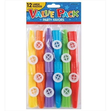 AMSCAN ab422 Kazoos, Pack 12