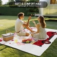 thumbnail image 4 of Valentine's Day Outdoor Rug for Patio/Deck/Porch, Non-Slip Large Area Rug 5 x 8 Ft, Pink Love Heart Truck Floral Romantic Indoor Outdoor Rugs Washable Area Rugs, Reversible Camping Rug Carpet Runner, 4 of 8