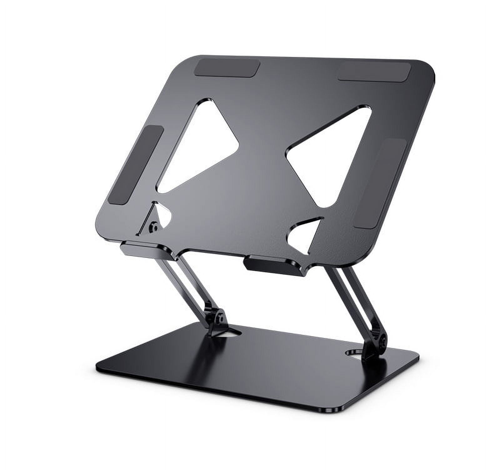 Wehilion Adjustable Computer Stand for Laptop,Portable Laptop Stand,Ergonomic Notebook Riser with Heat-Vent,Multi-Angle Elevator for 10"-17" Laptop,Tablet,Graphics Drawing Tablet