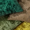 thumbnail image 3 of COOKCOK Set of 2 Forest Green Decorative Velvet Throw Pillow Covers 18x18 Inches, Soft Neutral Accent Pillow Cases with Vintage Textured Farmhouse Couch Cushion Covers for Luxurious Home Decor, 3 of 14