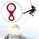 thumbnail image 4 of Equipo de dispositivo de rappel de alta resistencia para rescate de escalada, rojo, 4 of 5