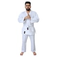 thumbnail image 3 of G4 Vision Karate Suit GI Aikido Training Adult Student Karate Suits GI Aikido Club & Free Belt Black White, 3 of 8